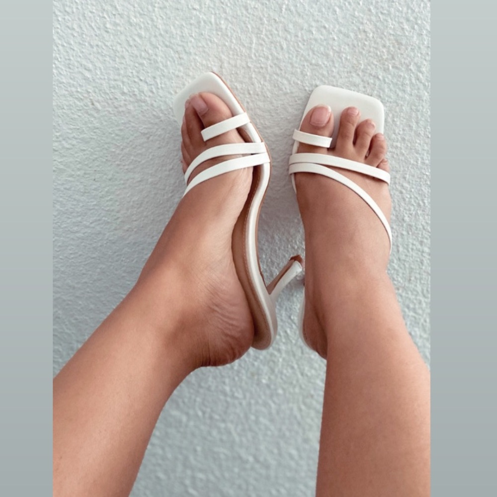 White heels from public desire